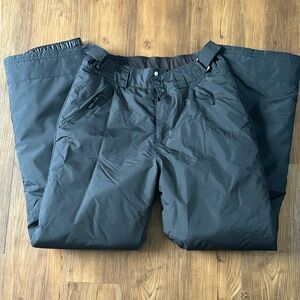 Women’s, Black Snow Pants.